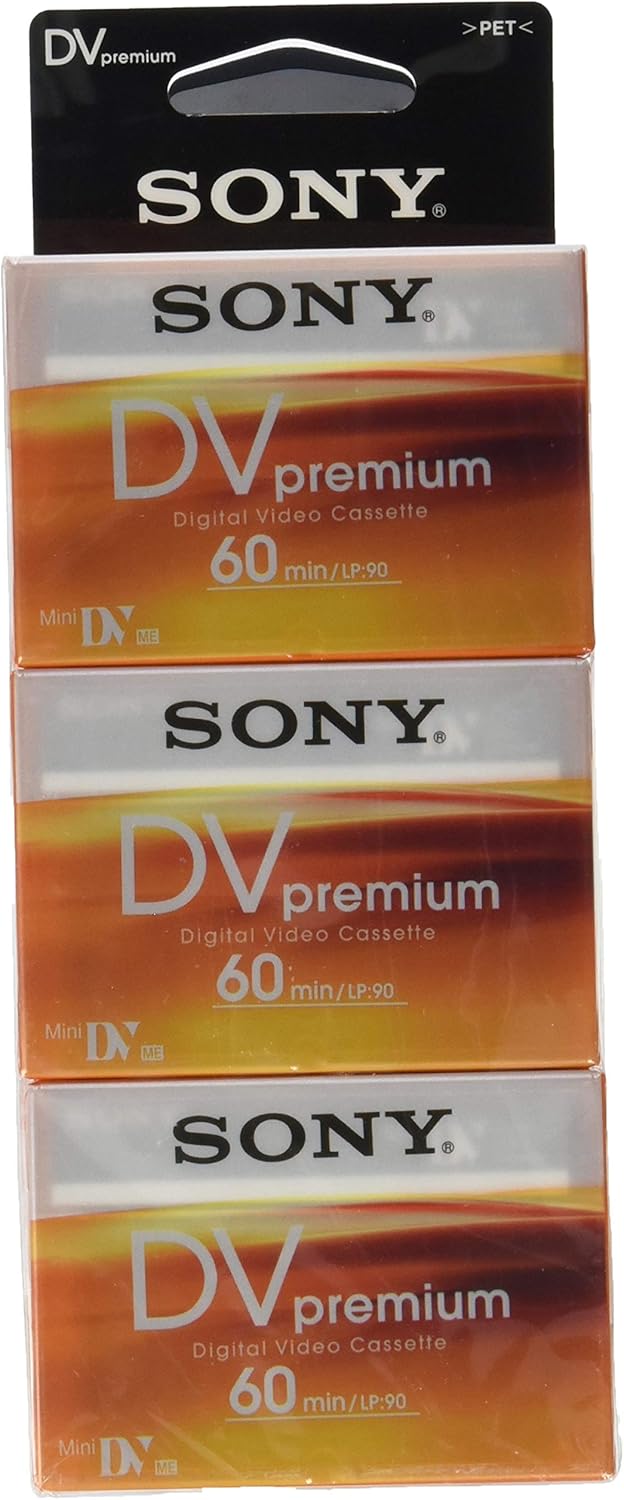 Sony 5DVM60PRR Premium Digital Video Cassette 5-Pack