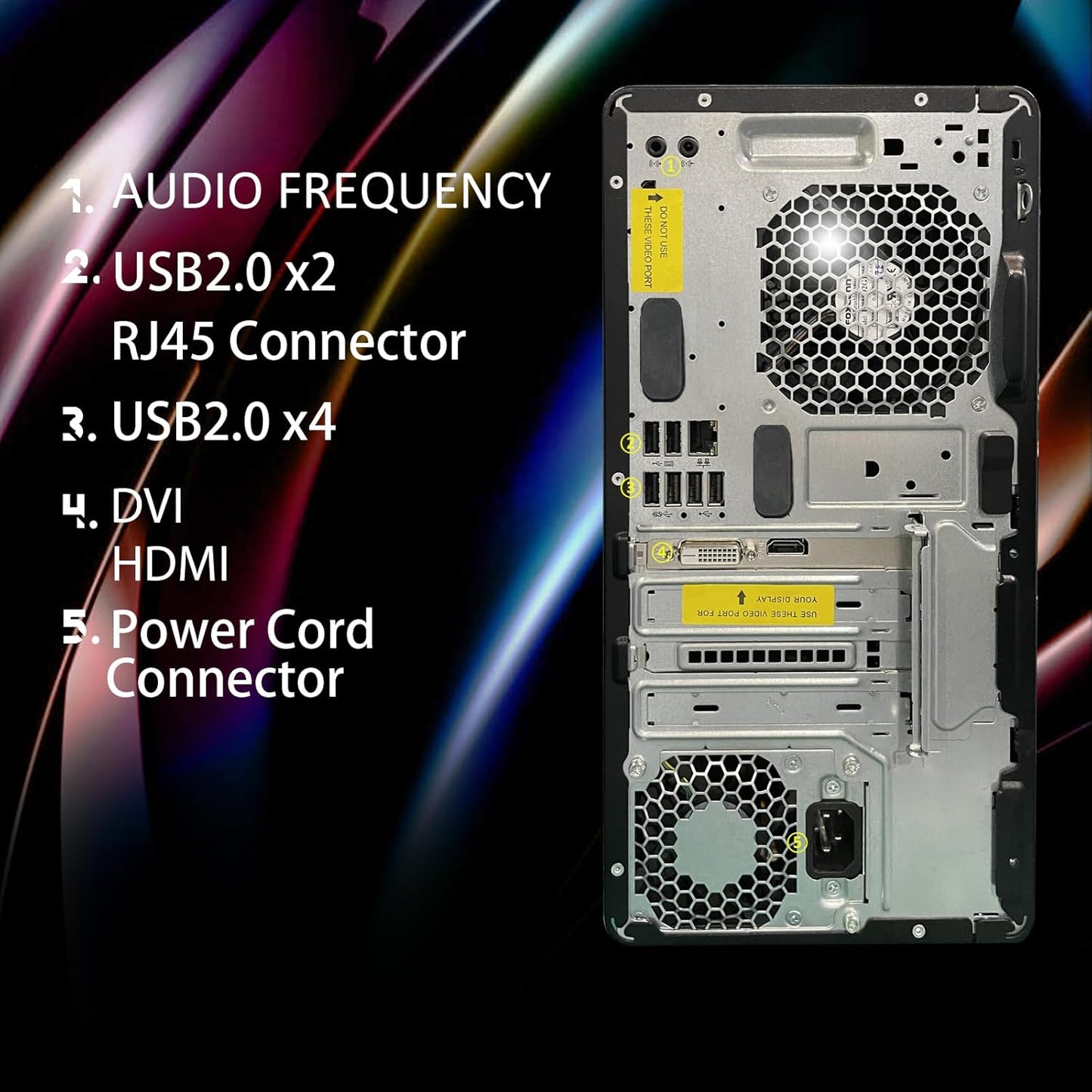 HP Core i5 RGB Gaming Desktop (Renewed)