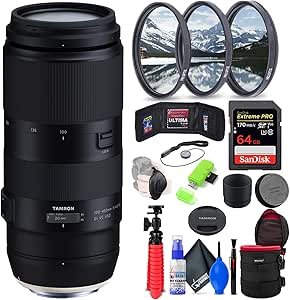 Tamron AFA035N-700 - 100-400mm Lens for Nikon F with Accessories