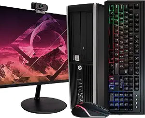 HP 8200 EliteDesk i7 Desktop PC Bundle (Renewed)