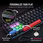 Corsair CH-9189014-NA K70 Pro Mini Wireless Cherry MX Keyboard Renewed