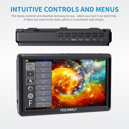 FEELWORLD S55V2 5.5" 1920x1152 HDMI Camera Field Monitor