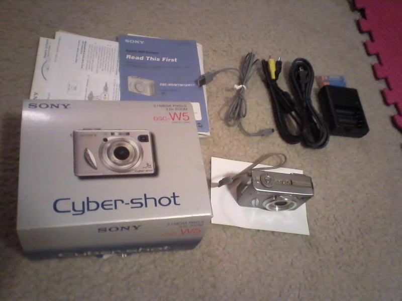 Sony DSC-W5 5.1MP Cyber-shot Digital Camera — main product image