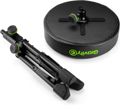 Gravity GFDSEAT1 Round Musicians Stool - Black