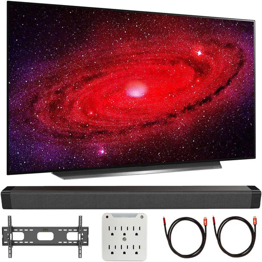LG E2LGOLED77CXPUA 77" 4K OLED TV Bundle