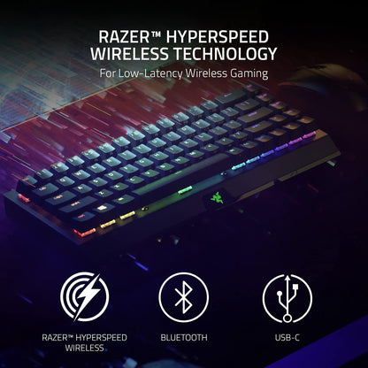 Razer RZ03-03890100-R3M1-cr BlackWidow V3 Mini Wireless Keyboard (Renewed)