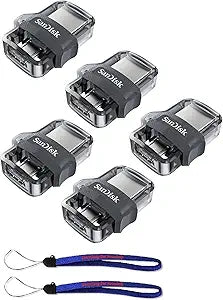 SanDisk Ultra 16GB Dual Drive m3.0 - 5 Pack — main product image