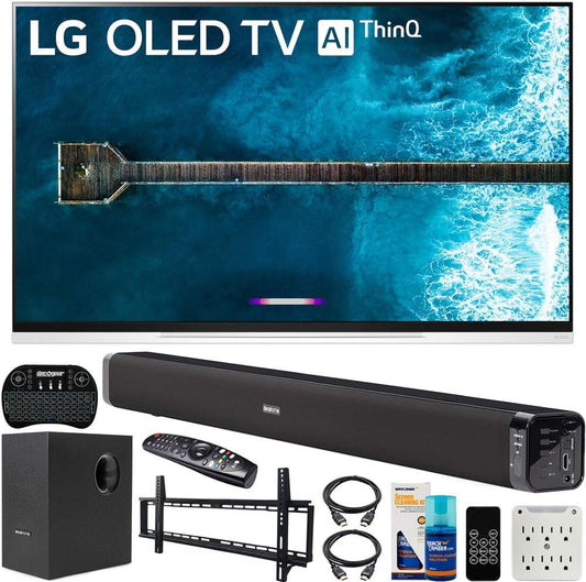 LG E10LGOLED55E9 55" OLED 4K Smart TV Bundle