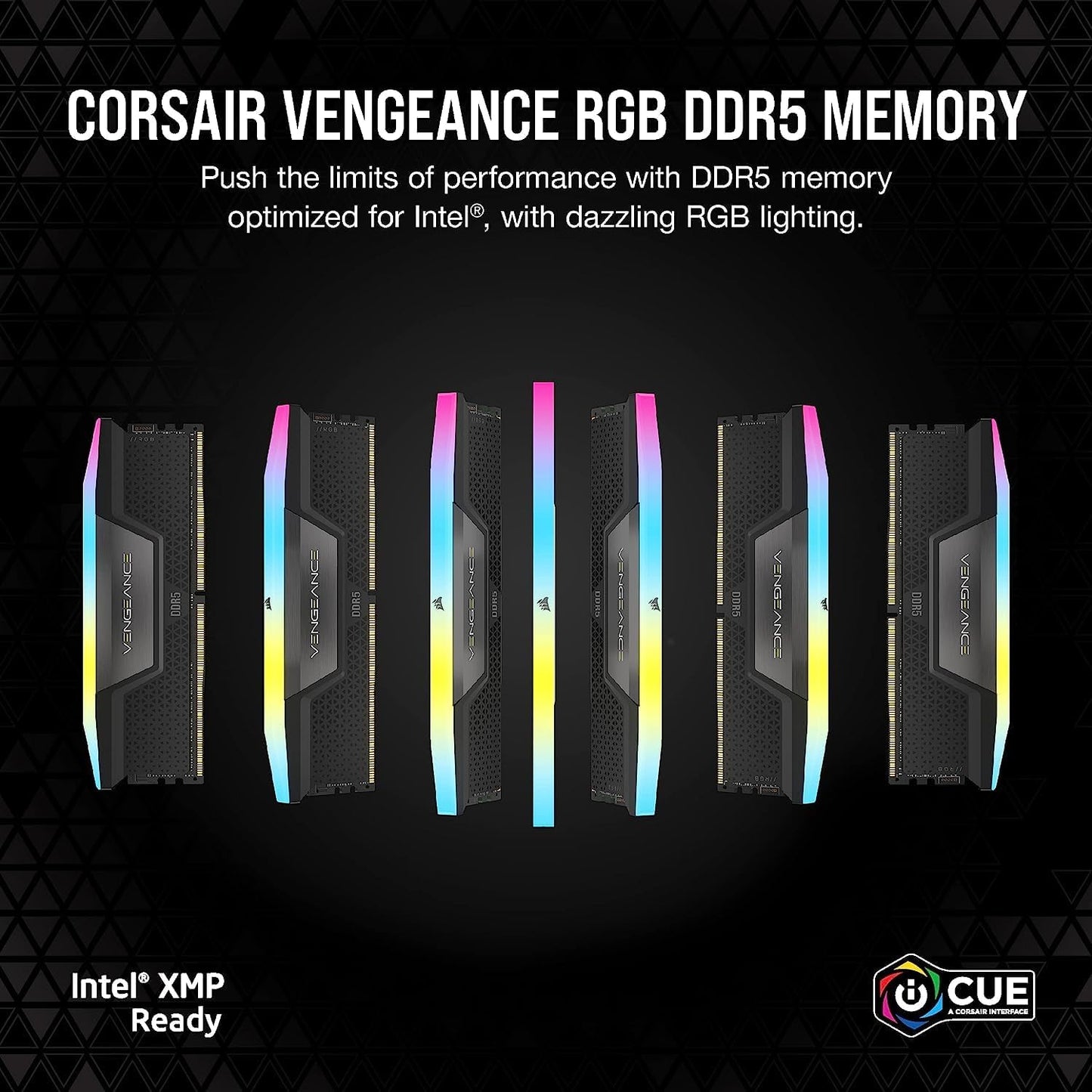 Corsair CMH32GX5M2X7200C34 Vengeance RGB DDR5 32GB 7200MHz RAM