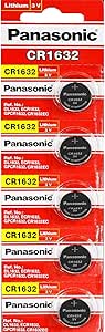 Panasonic CR1632 Lithium Coin Cell Battery 10-Pack