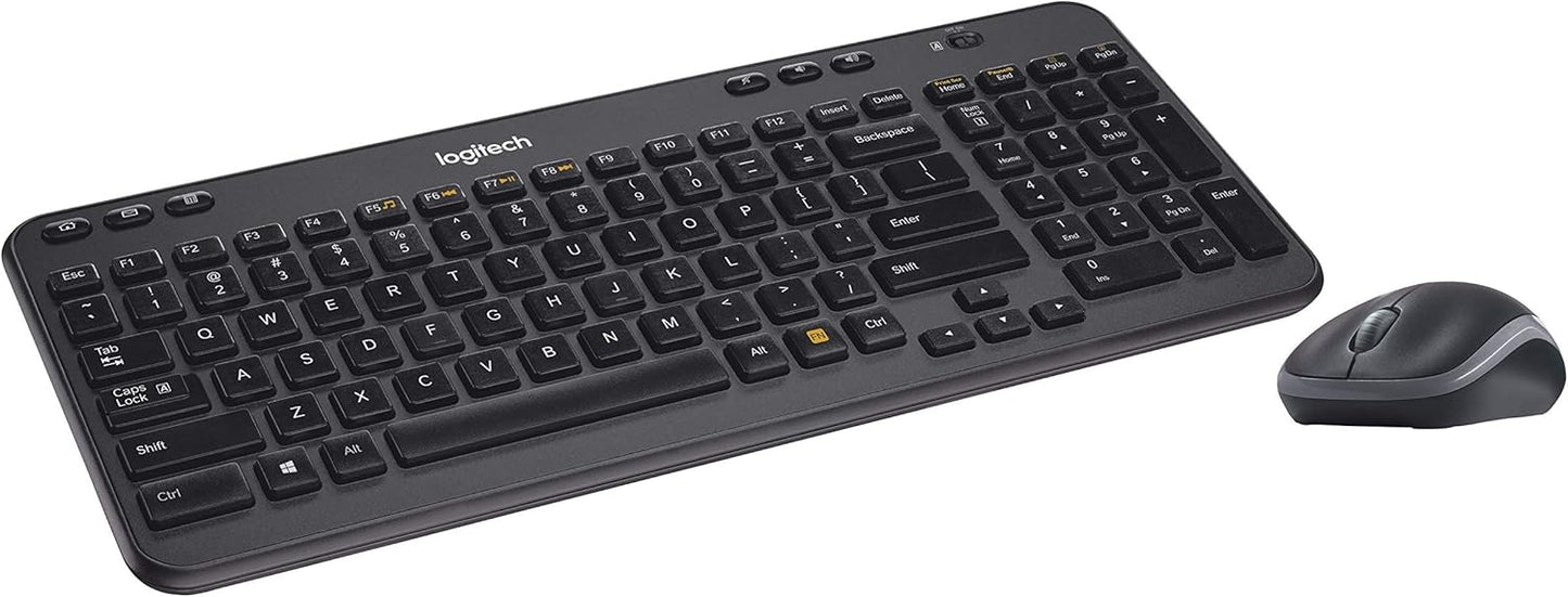 Logitech 920-003376 Wireless Keyboard Mouse Combo Renewed