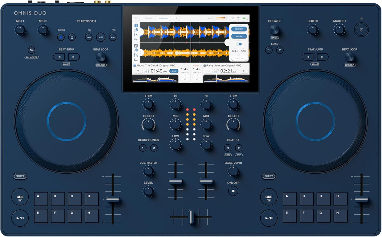 AlphaTheta OMNIS-DUO Portable Battery-Powered DJ Controller