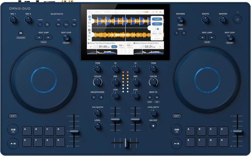 AlphaTheta OMNIS-DUO Portable Battery-Powered DJ Controller — main product image