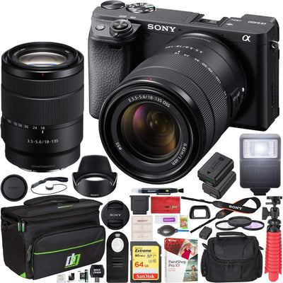 Sony E12SNILCE6400MB a6400 Mirrorless Camera 18-135mm Kit