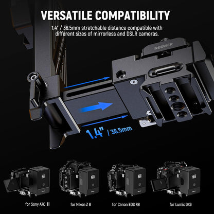 Neewer PS014 Foldable V Mount Battery Plate Arca Base