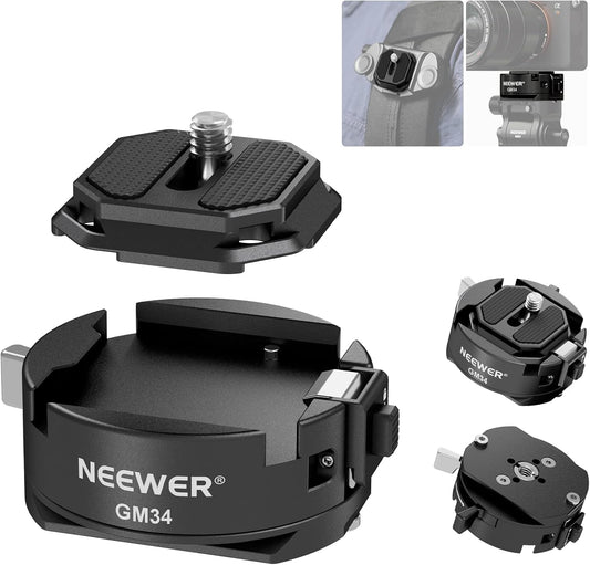 Neewer GM34 Camera Quick Release Plate Kit