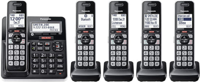Panasonic KX-TGF975B Cordless Phone System 5 Handsets