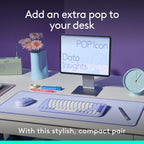 Logitech 920-013043 POP ICON Combo Bluetooth Keyboard & Mouse - Lilac