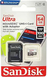 SanDisk SDSQUNC064GAULM Ultra 64GB microSDXC Card 2-Pack — main product image