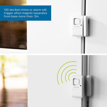 Philips LRM3420W/27 Window and Door Alarm 2-Pack