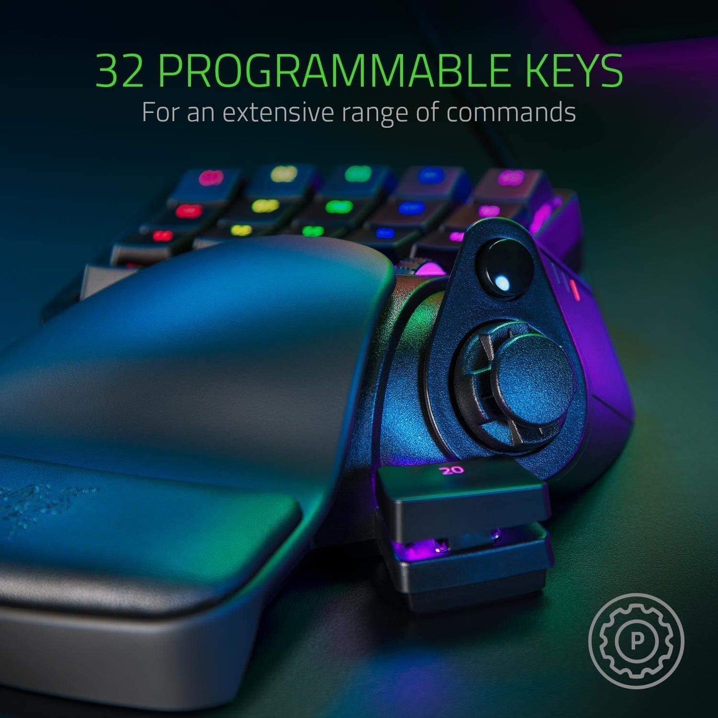 Razer RZ07-03110100-R3U1 Tartarus Pro Analog Gaming Keypad