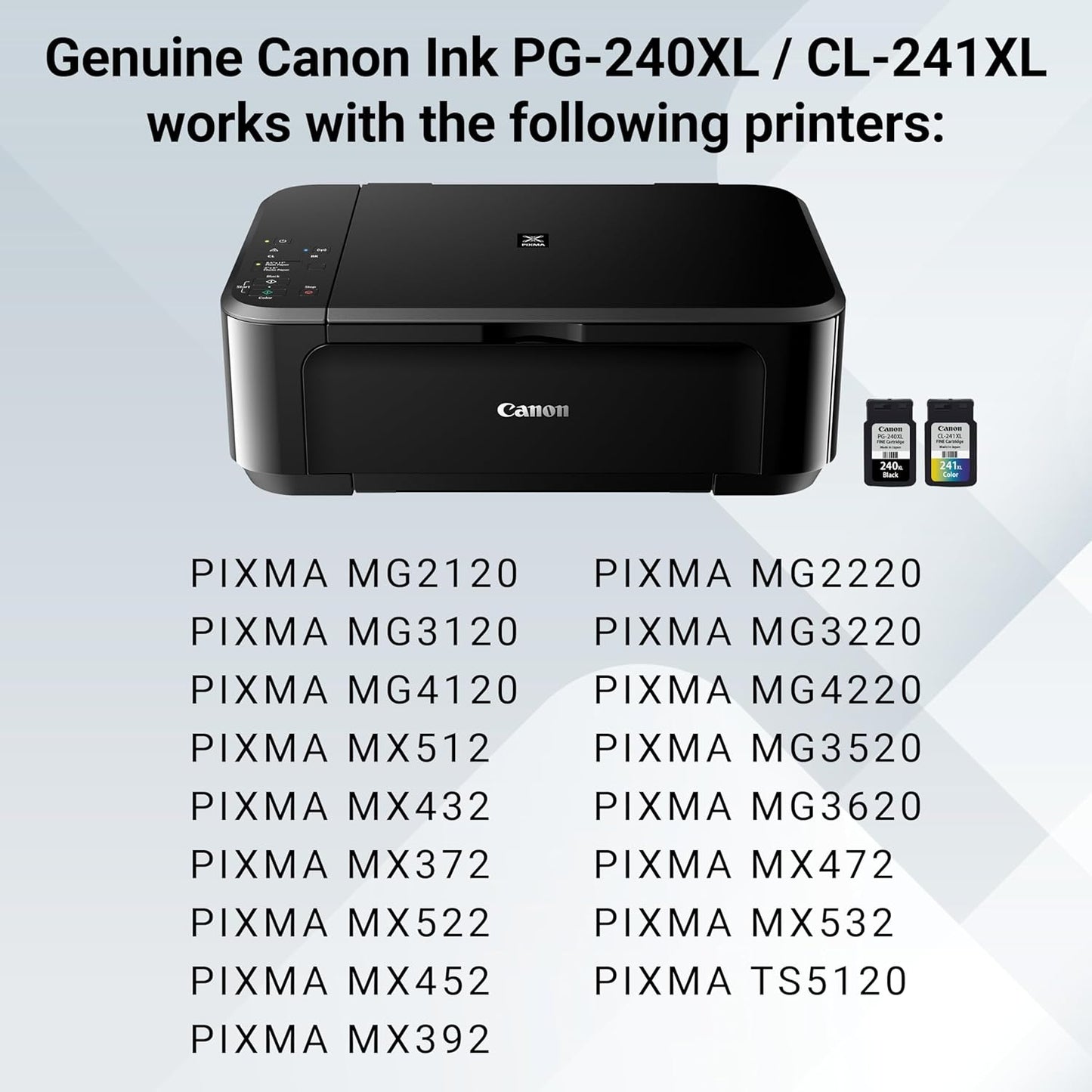 Canon 5206B031 PG-240 XL/CL-241 XL Ink Value Pack - Genuine