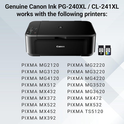Canon 5206B031 PG-240 XL/CL-241 XL Ink Value Pack - Genuine