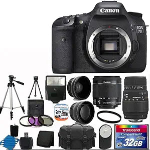 Canon CANON 7D K1 EOS 7D Digital SLR Camera Bundle