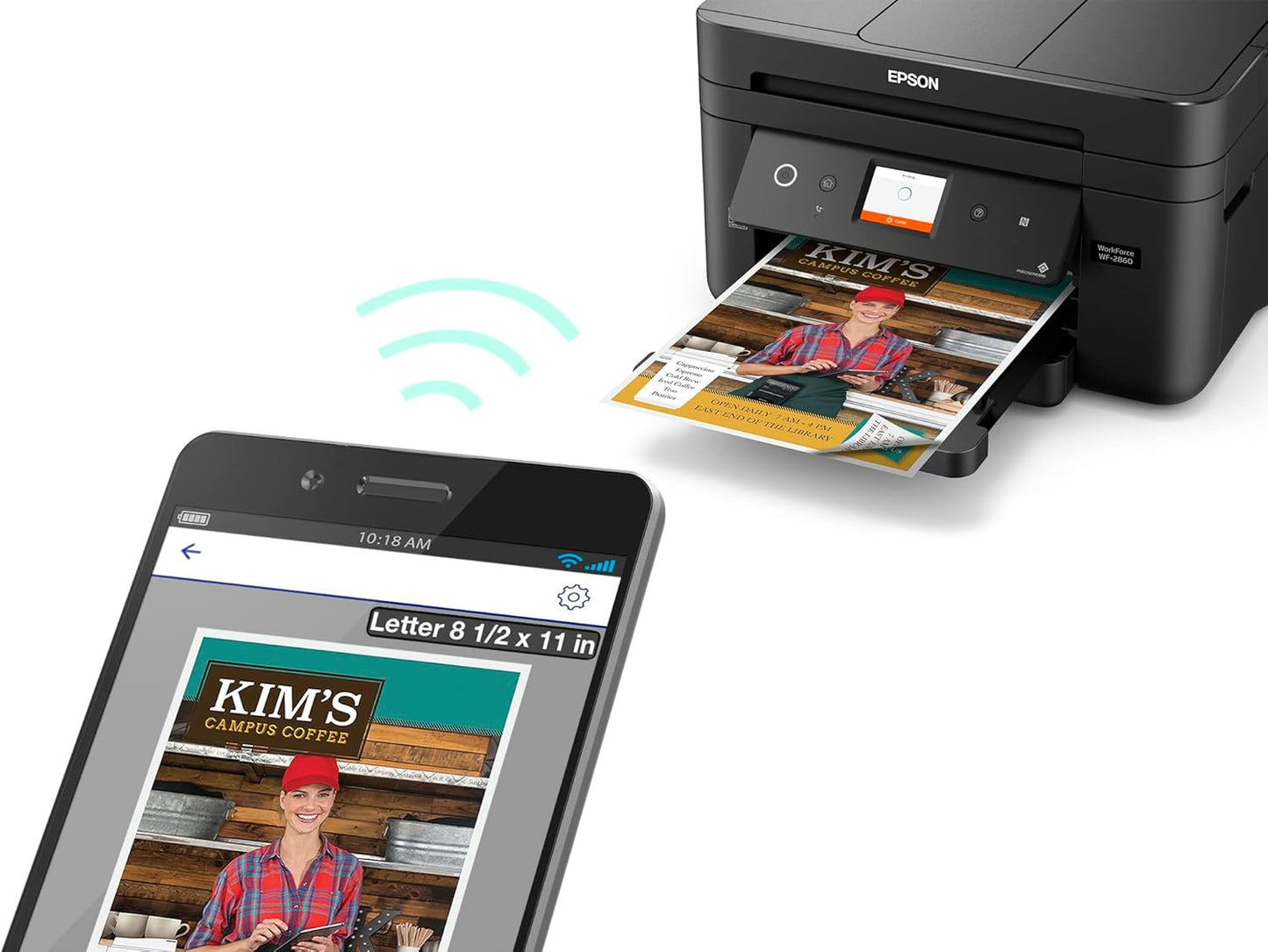 Epson WF Workforce WF-2860 Wireless All-in-One Printer