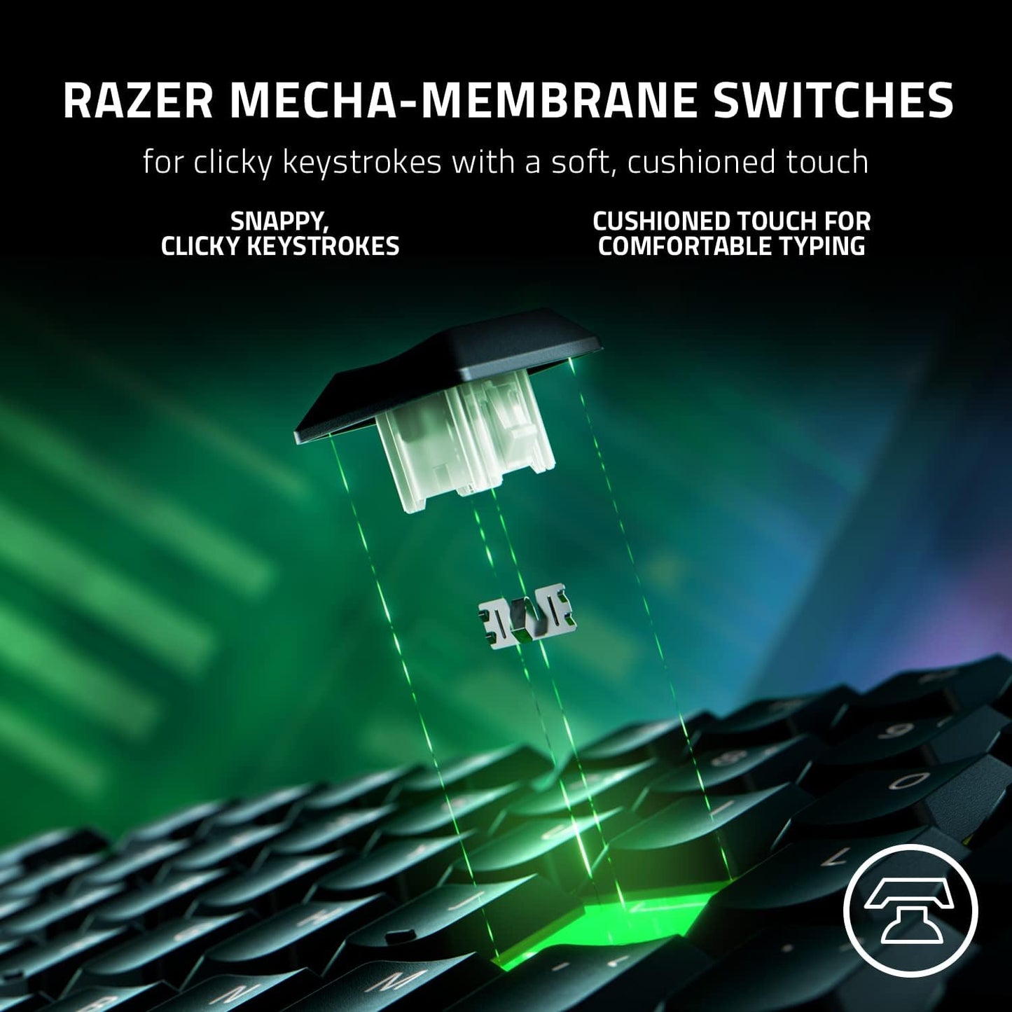 Razer RZ03-04460100-R3M1-cr Ornata V3 Gaming Keyboard Refurbished