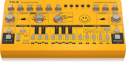 Behringer TD-3-AM Analog Bass Synthesizer - Acid Yellow