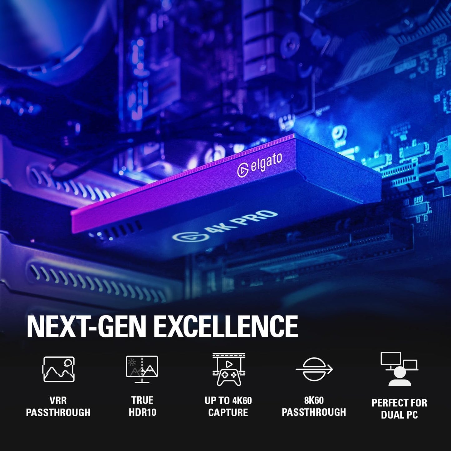 Elgato 4K Pro Renewed Internal Capture Card Low Latency
