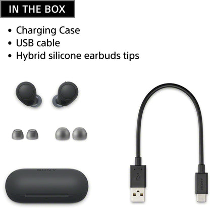 Sony WFC700N/B Wireless Noise Canceling Earbuds Black