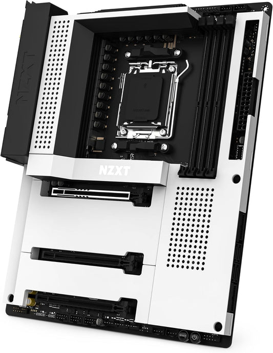 NZXT N7-B65XT-W1 White ATX Gaming Motherboard - AMD AM5