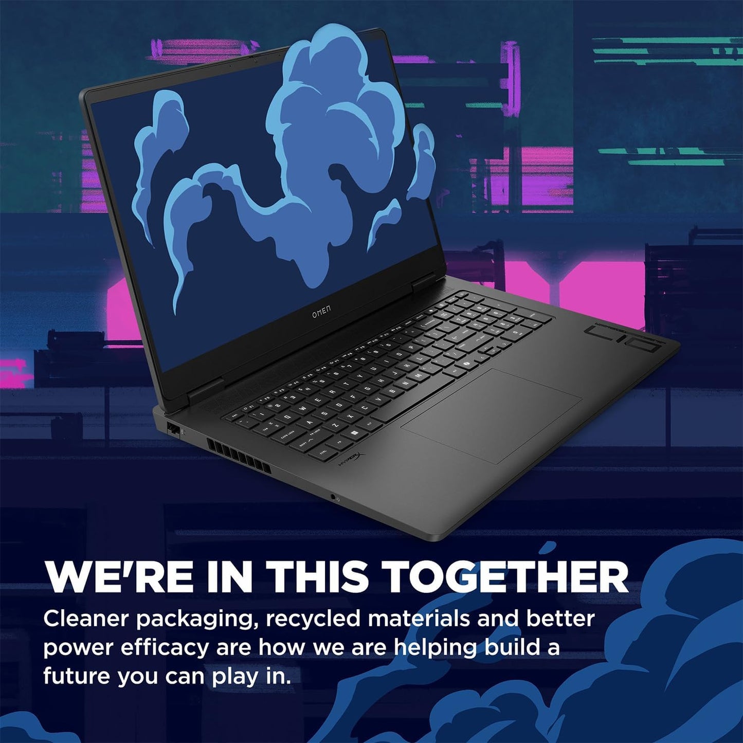 HP TPN-Q299 OMEN 17 Ryzen 9 RTX 4060 AI Gaming Laptop