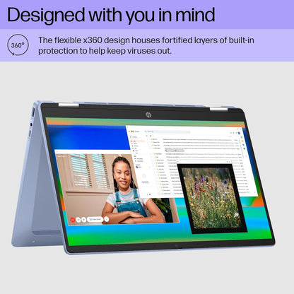HP HP Chromebook X360 14b 2-in-1 Laptop Bundle