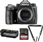 Pentax K-3 Mark III Camera Body Black with Grip & 64GB SD Card