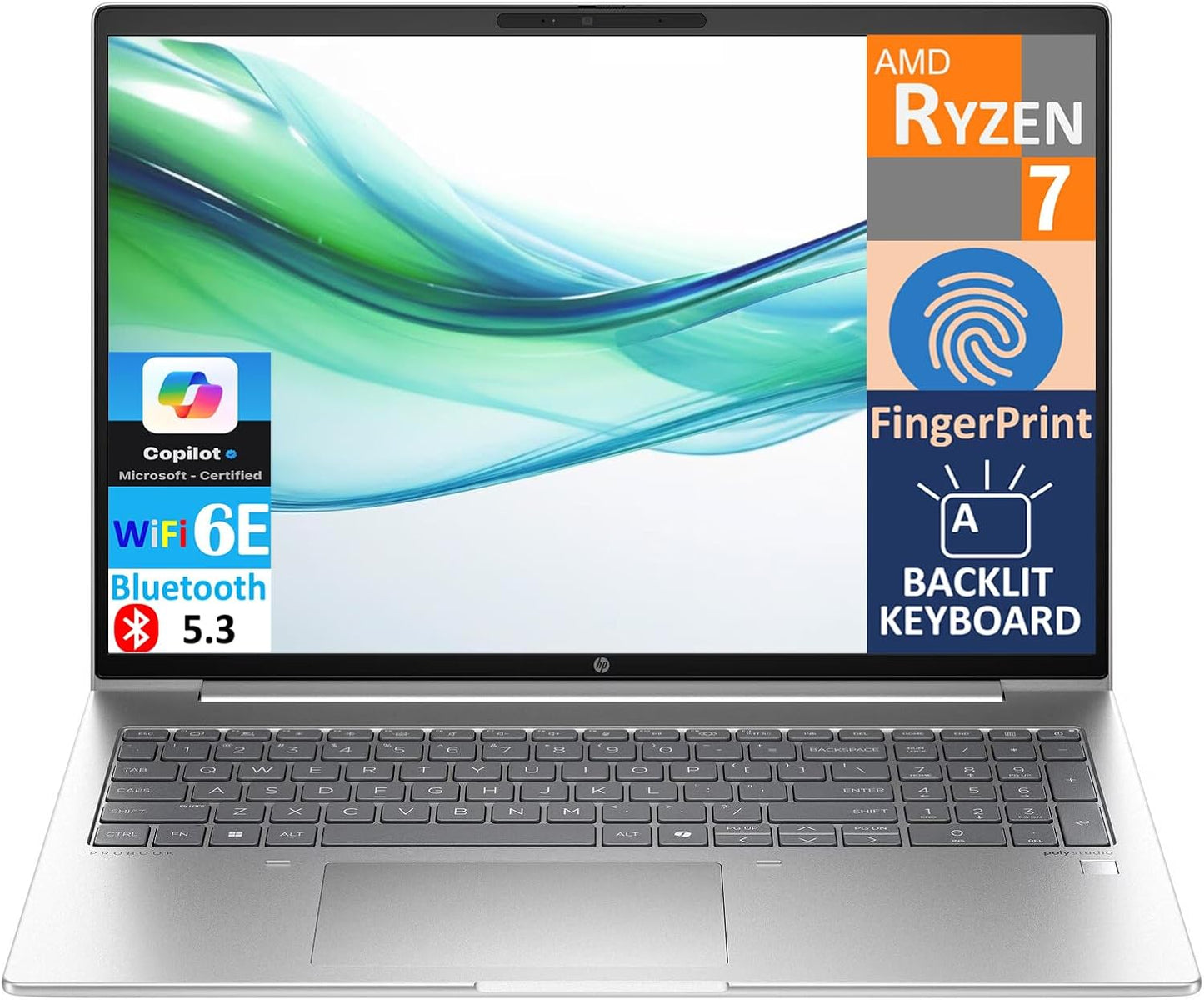 HP ProBook 465 G11 Ryzen 7 Laptop + USB Hub