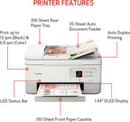 Canon 4460C072 PIXMA TR7020a Wireless All-in-One Printer