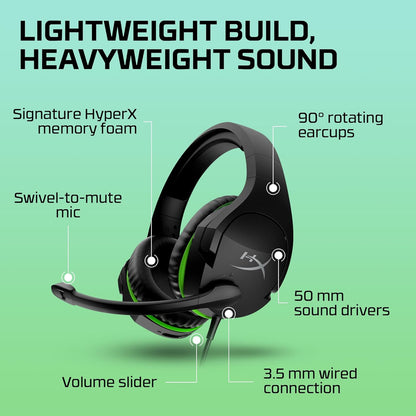 HyperX HX-HSCSCX-BK CloudX Stinger Core Xbox Gaming Headset