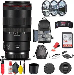 Canon 4514C002 RF 100mm f/2.8L Macro Lens Bundle