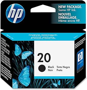 HP C6614D 20 Black Original Ink Cartridge — main product image