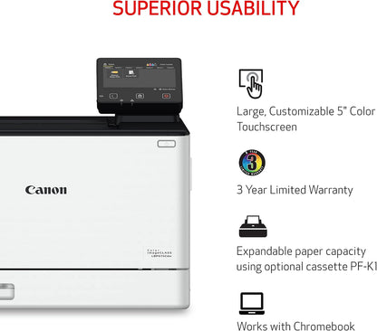 Canon 5456C006 Color imageCLASS LBP674Cdw Wireless Laser Printer
