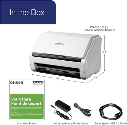 Epson DS-530 II Color Duplex Document Scanner