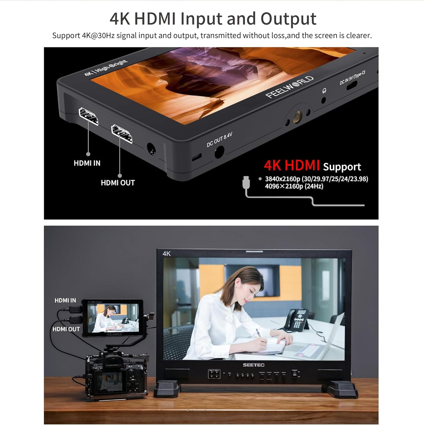 FEELWORLD F5 Prox - 5.5 Inch Touchscreen Camera Monitor