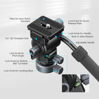 SmallRig CH 20 Fluid Video Head Leveling Base