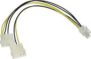 Monoprice 102883 6-Pin PCI-Express Power Adapter Cable