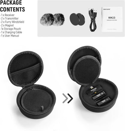 NEEWER 21000089 USB-C Wireless Lavalier Microphone Kit