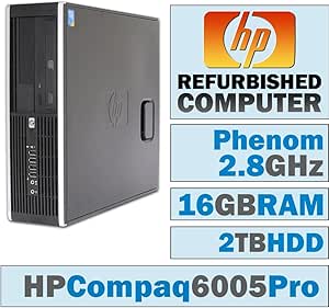 HP 6005 Pro SFF Phenom II X4 16GB Windows 7 PC — main product image