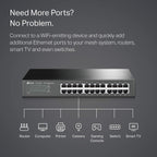 TP-Link TL-SG1024S 24-Port Gigabit Ethernet Rackmount Switch